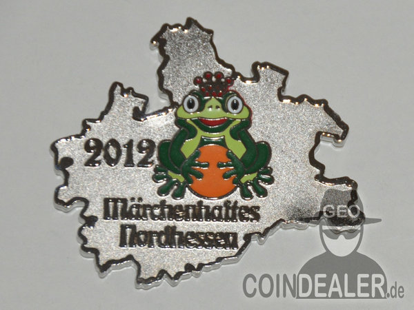 Märchenhaftes Nordhessen 2012 Geocoin - "Froschkönig" Nickel